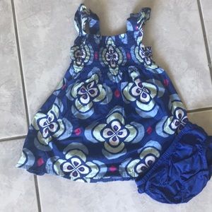 *LAST CALL* Gymboree blue dress with bloomers